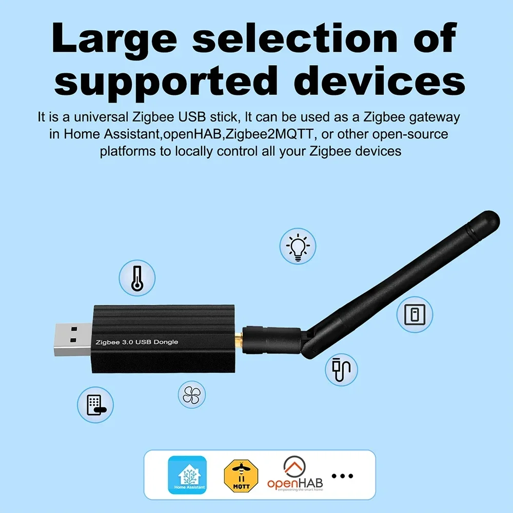 Haozee Zigbee 3.0 USB-Dongle Plus Stick Universal Zigbee