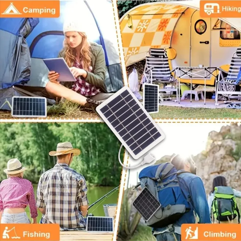 Tragbares USB-Solarpanel-Ladegerät, sicheres, stabiles – Bild 4