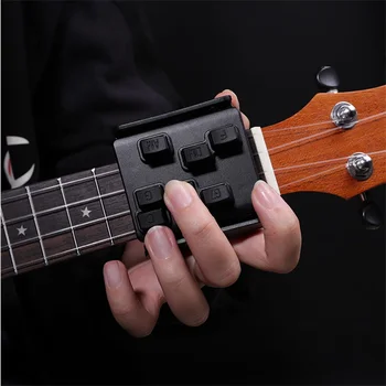 Ukulele Akkord-Lernhilfen Übungs-Akkordwerkzeuge Stimmgerät Saiteninstrument-Zubehör
