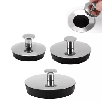 Universal Badezimmer Waschbecken Edelstahl Waschbecken Stecker Badewanne Ablauf Stopper Für 33-35mm 43-44mm