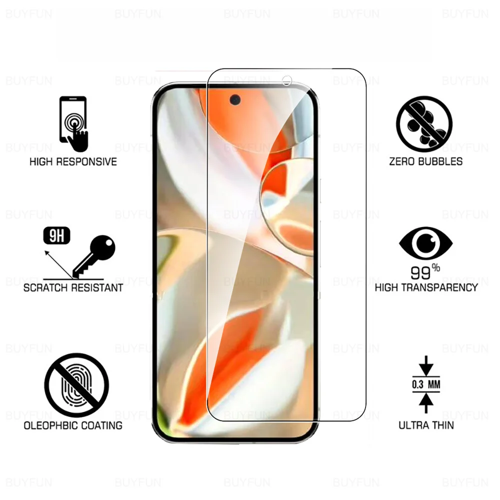6-in-1 Glasfolie für Google Pixel 9 10 Pro XL 10a Schutzhülle – Bild 2