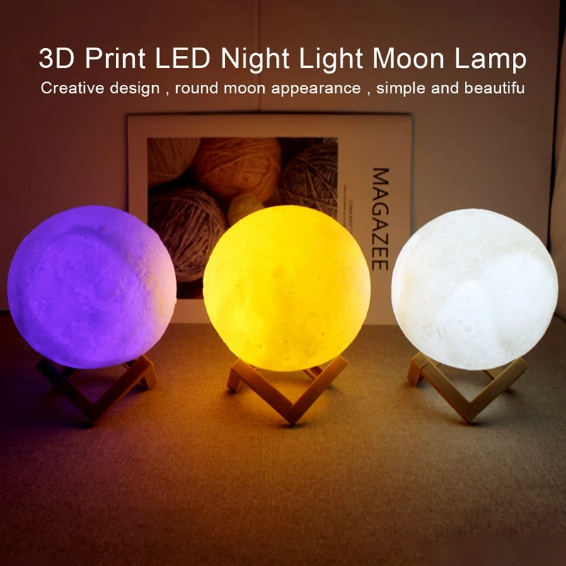 Buchlicht LED Mondlicht Galaxie Licht, Mond Nachtlicht – Bild 5