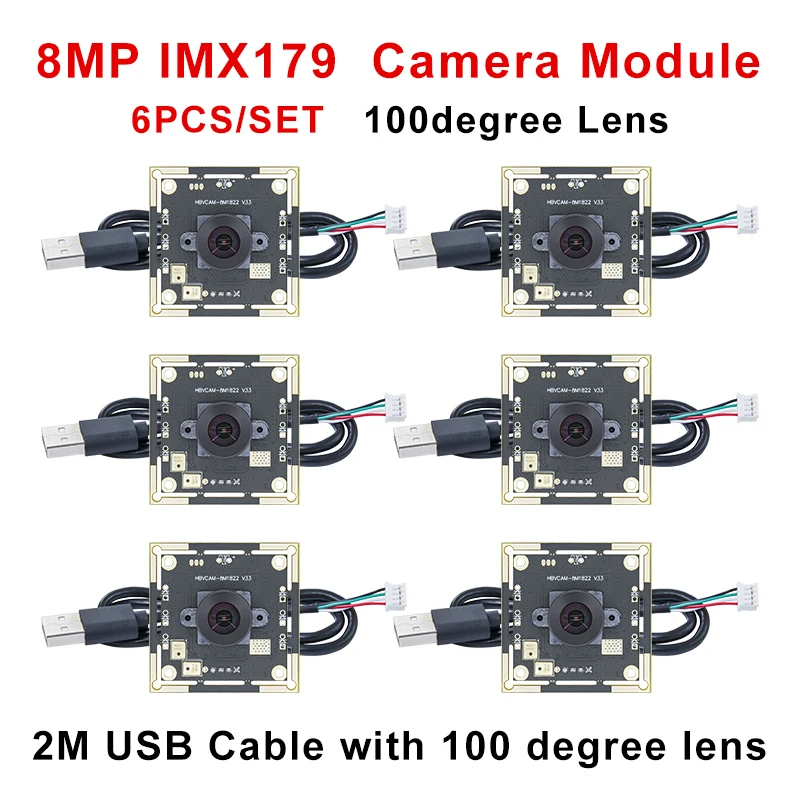 HBVCAM IMX179 100-Grad-8MP-30fps-Kameramodul mit 2 m Kabel – Bild 2