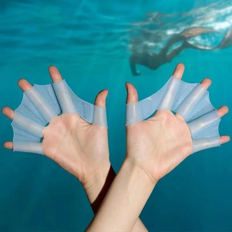Sommer-Silikon-Schwimmen, spezielle Handflossen für Teenager