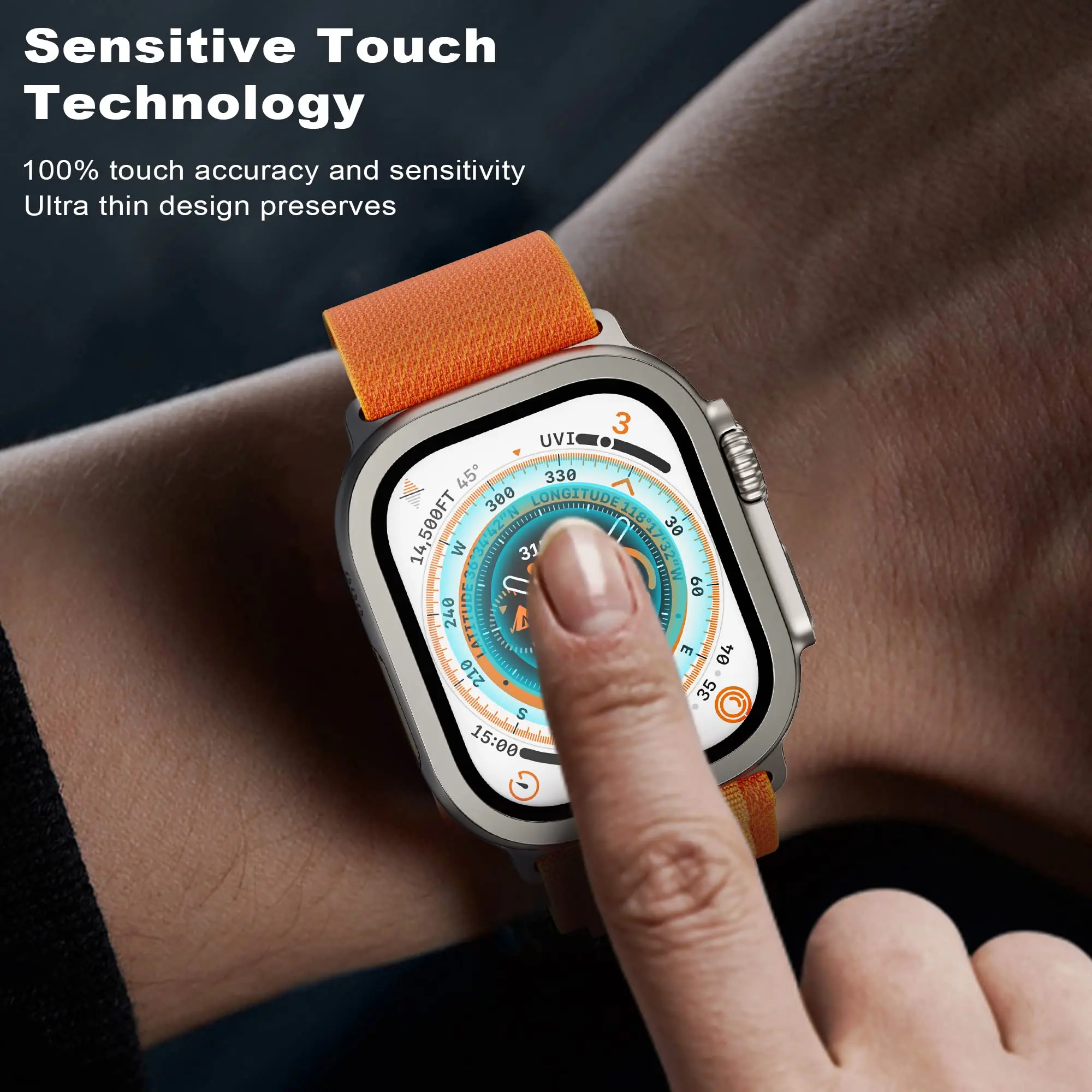 Gehärtetes Glas für Apple Watch Ultra 3 2 49 mm – Bild 5