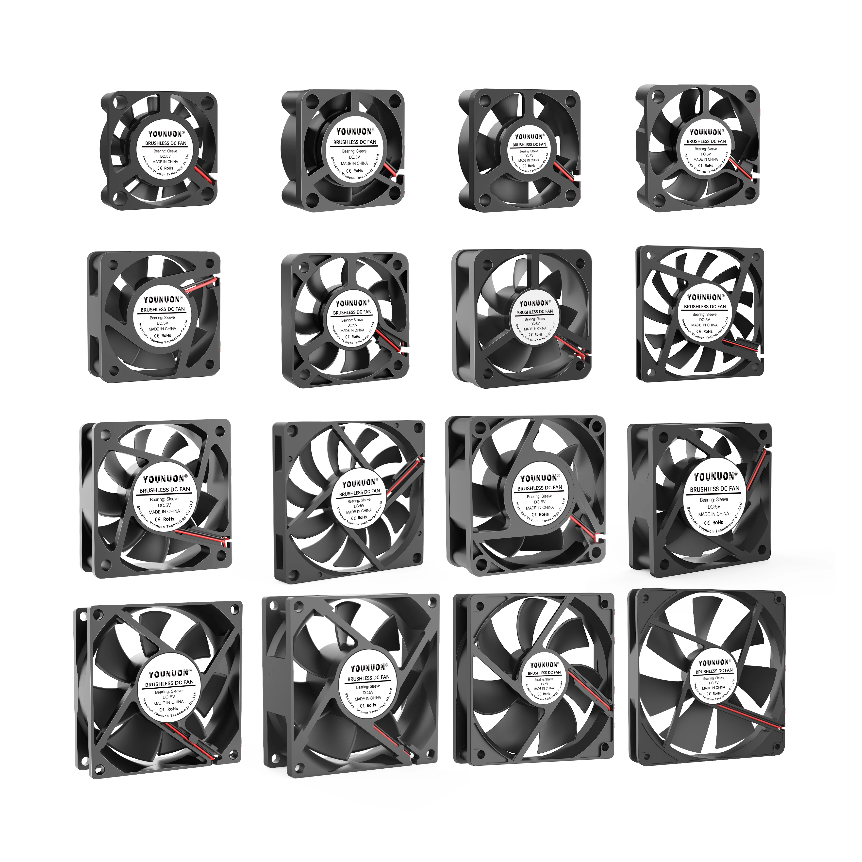 4010 12025 8010 30 mm DC 5 V 12 V 24 V Lüfter bürstenloser – Bild 4