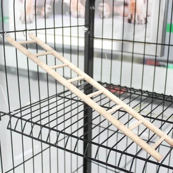 Vögel Spielzeug Holz Leitern Schaukel Kratzer Barsch Klettern 3/4/5/6 Leiter Vogelkäfig Hamster Papagei