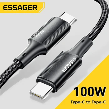 USB-C auf USB-C Kabel 100 W PD, 5 A, für MacBook, iPad und iPhone 15
