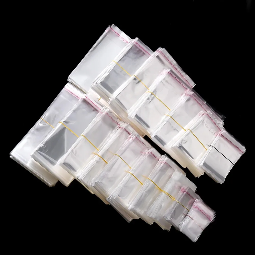 100 teile/los Transparente Selbstklebende Dichtung Taschen – Bild 3