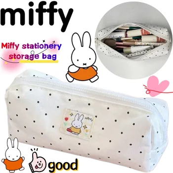 Miffy Federmäppchen mit Hoher Farbwirkung, Cartoon-Druck, Große Kapazität, Tragbare Niedliche