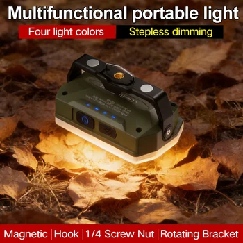 Ultra-Langlebige Tragbare Starklichtlampe mit Ladefunktion für Outdoor, Teezubereitung, Campingplatz