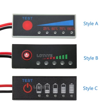 Intelligente Batterieanzeige, Lithium-Batterie-Füllstandsanzeige, 18650, Lipo-Li-Ionen-Kapazitätsplatine