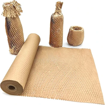 Wabenförmiges Verpackungspapier, dämpfendes Kraftpapier, Verpackungsrolle, umweltfreundliches