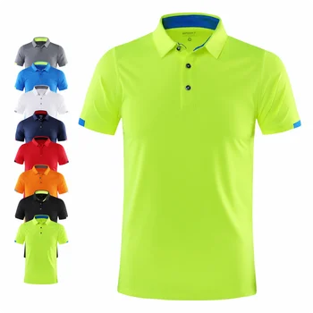 Casual Sport Schnell trocknend Revers Kurzarm POLO Shirt Radfahren Anzug Fitness Anzug Für Männer