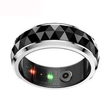 Smart Ring Schlaf Herzfrequenz Blutsauerstoff Gesundheitsüberwachung 5ATM wasserdichte Multifunktionsringe