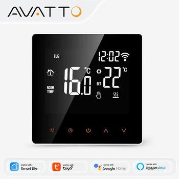 AVATTO WLAN-Smart-Thermostat für Elektrische Heizung, Wasser- und Gasheizkessel, Fernbedienung für Temperatur