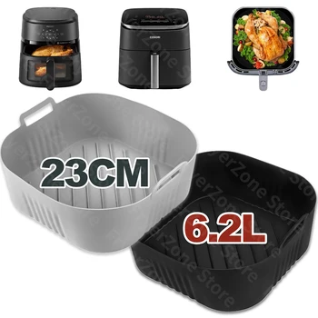 23 cm quadratische Heißluftfritteusenform für Philips Serie 2000 NA230/00 COSORI 5,5 l/6 l/6,2 l