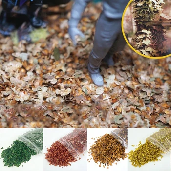 DIY Miniatur Blatt 35 ml Micro Landschaft Blätter Statisches Modell für Bonsai Fee Garten Dekor Sand Tisch