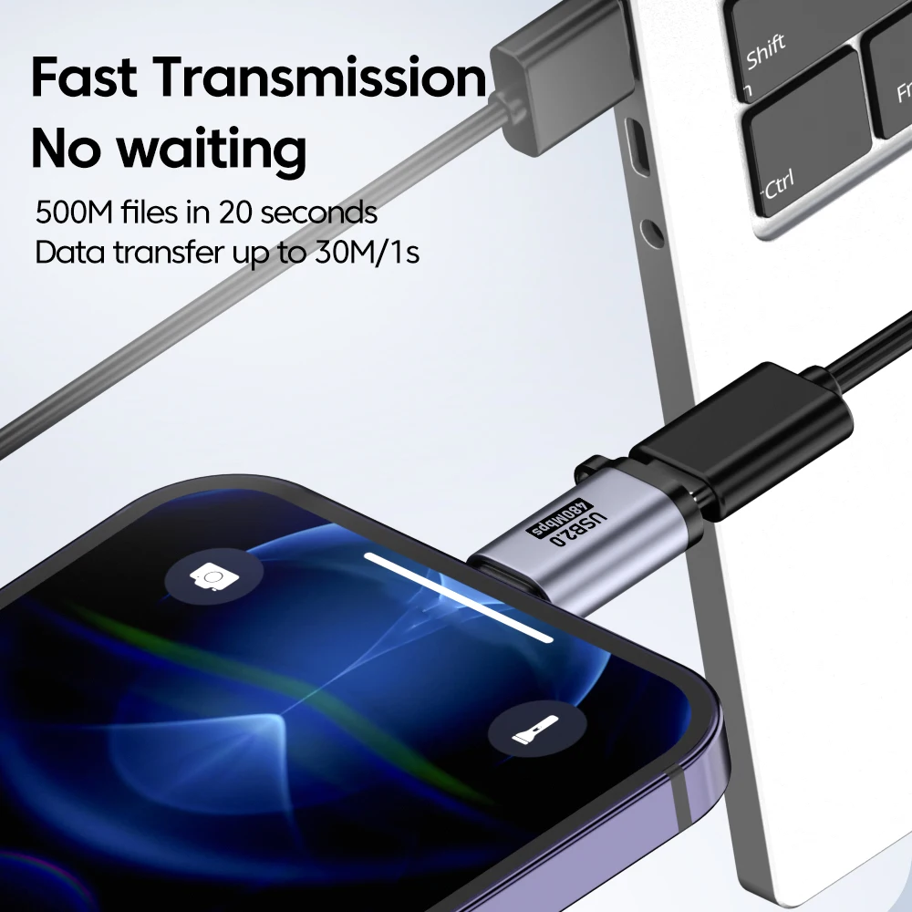 Micro-USB und Mini-USB auf USB-C Adapter – Bild 4