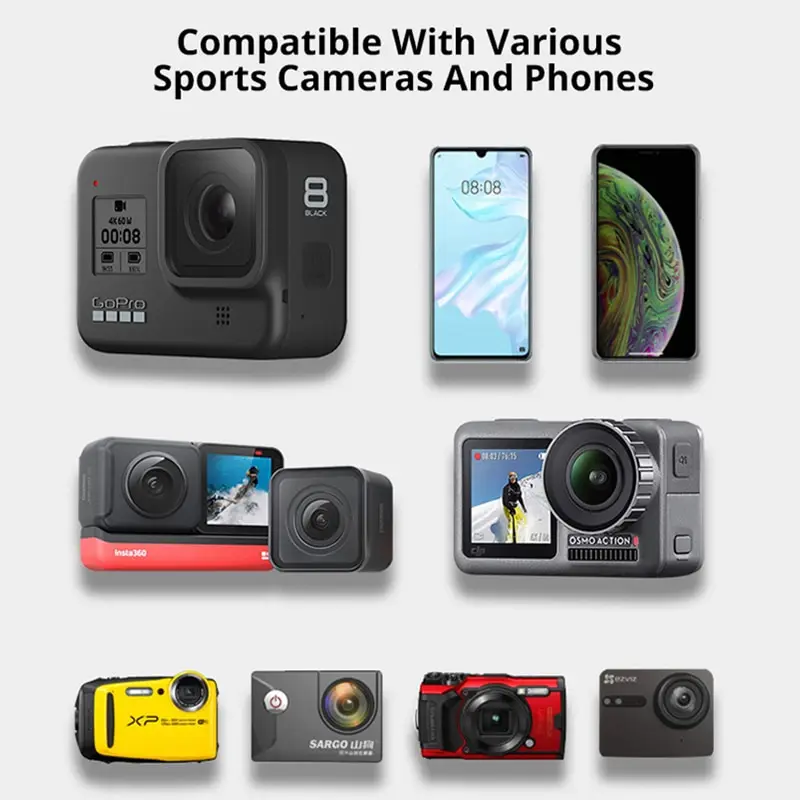 Brustgurt halterung gopro hero 9 8 7 6 5 4 insta360 r x2 dji – Bild 4