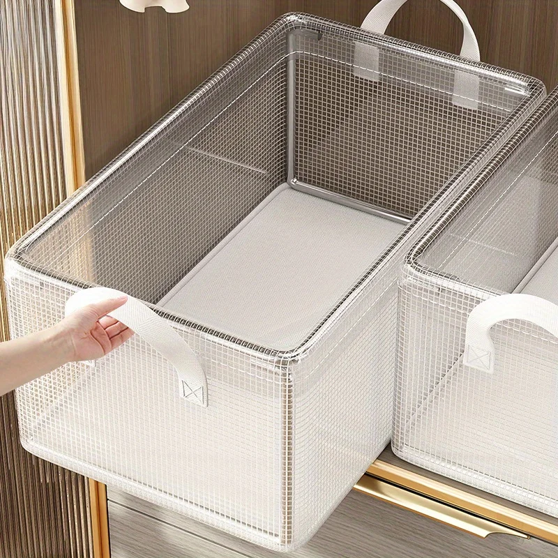 1-teilige transparente PVC-Aufbewahrungsbox mit massivem