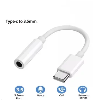 USB Typ C auf 3,5 Klinke Kopfhörer Adapter USB-C 3,5 mm Audiokabel Konverter für IPhone 15 15 Pro MAX Samsung