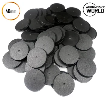 40 mm Gaming-Miniaturen, 40 mm runde Kunststoffbasen für Wargames