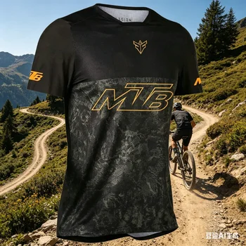 Mountainbike-Trikots Mountainbike-Shirt Offroad-Kurzarmshirt Outdoor-Sport Kurzarmshirt Eltern-Kind-Outfit