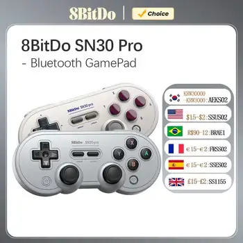 8Bitdo SN30 Pro Bluetooth Gamepad für Nintend Switch 2 Wireless Game Controller Joystick für NS MacOS Android