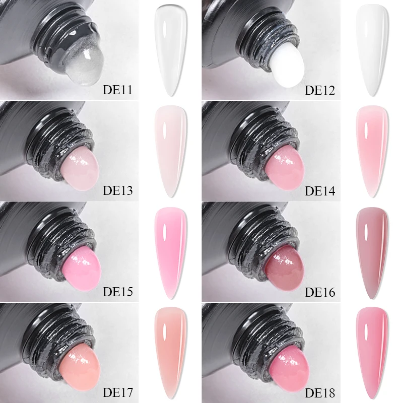5-teiliges Set 20ml Poly Nagelverlängerungs-Gel-Set – Bild 4