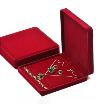 Tragbare Samt Schmuck Aufbewahrung sbox für Reise bedarf mehrfarbige Ohrringe Halskette Ring Vitrine Schmuck