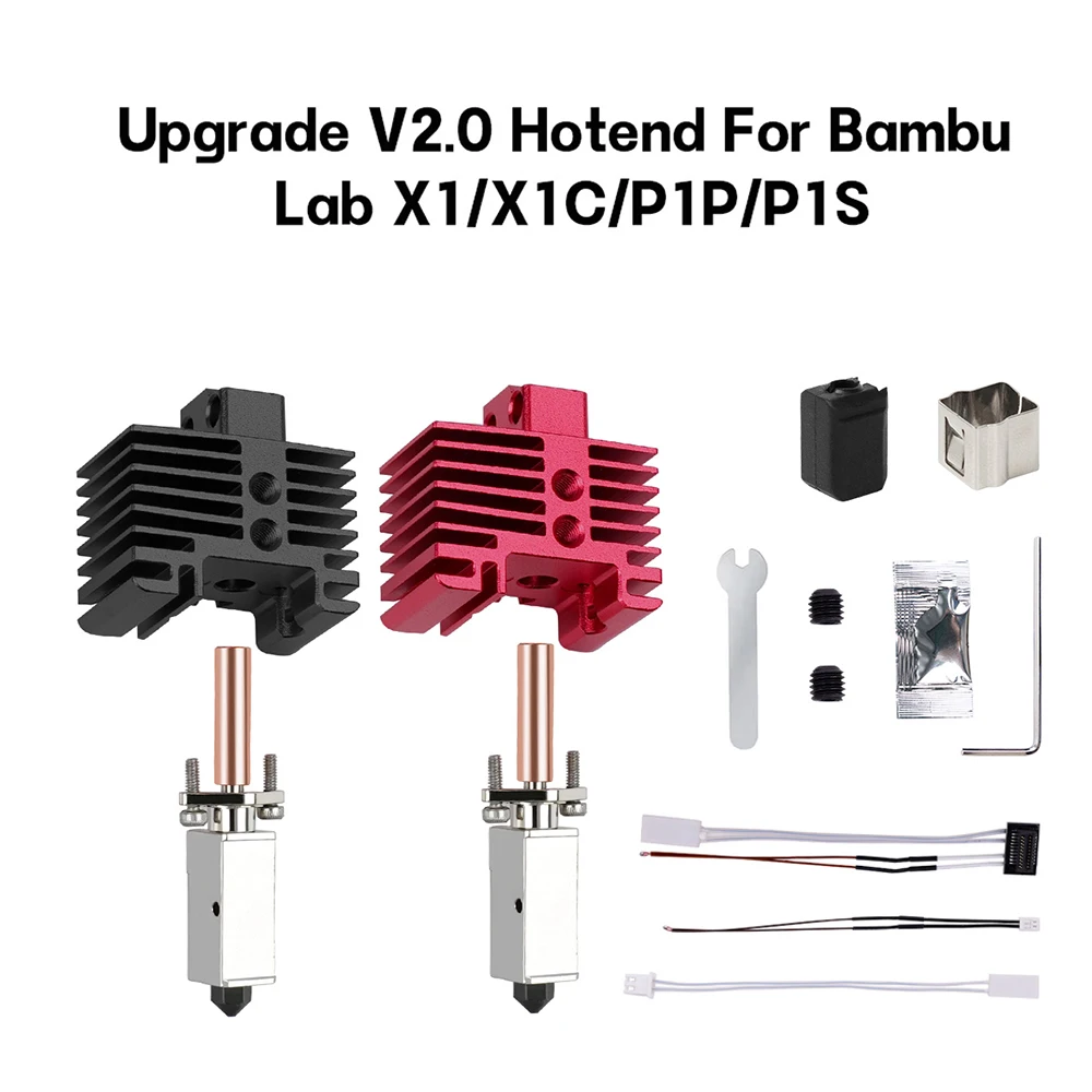 Für Bambu Lab Hotend Upgrade TZ 2.0 Version Gehärtete Düse