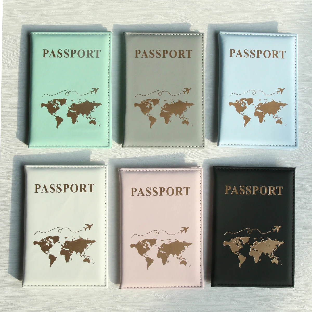 Reisepasshülle, Reisepasshülle, Weltkarten-Organizer