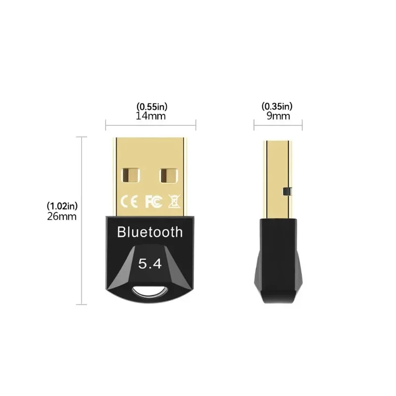 USB-Bluetooth-Adapter für PC, USB-Bluetooth 5.4/ 5.3/ 5.1/ – Bild 4