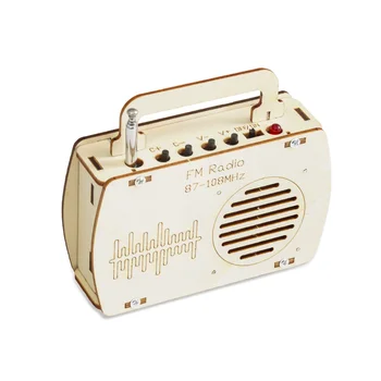 DIY FM Radio Modell STEM Kit Experiment Tool Wissenschaft Spielzeug Schule Pädagogische Spaß Physik Projekt