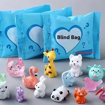 Mini Tier Überraschung Blind Taschen Nette Leuchtende Verschiedene Farben Tiere Blind Box Spielzeug (50 Stück)