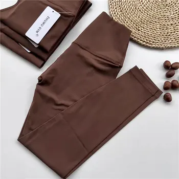 Fitness Frauen Sport Nahtlose Leggings Hohe Taille Elastische Feste Yoga Leggings Gym Jogging Quick Dry
