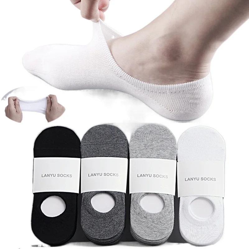 5 Paare/los Mode Glückliche Männer Boot Soc Silikon – Bild 6