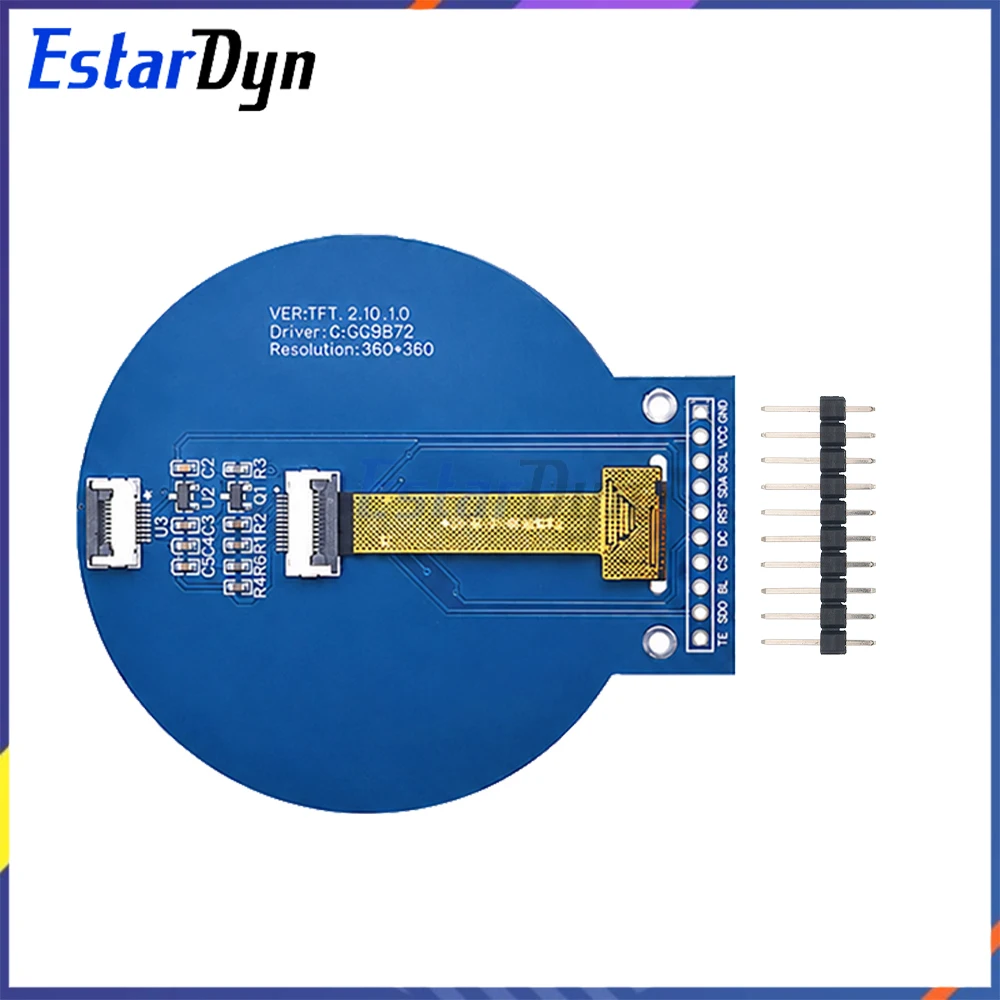 2,1-Zoll-TFT-LCD-Bildschirm GC9B72 Kleiner Bildschirm 360x360 – Bild 2