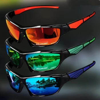 Sport Polarisierte Sonnenbrille für Männer Leichte Nachtsicht Männliche Shades Radfahren Fahren Angeln Mode