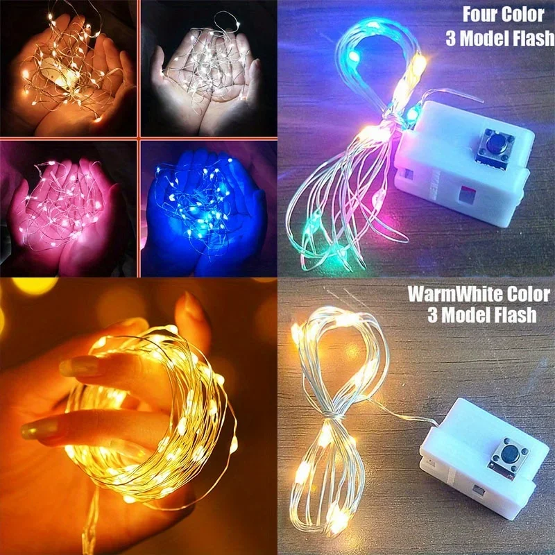 10er-Pack wasserdichte Mini-Lichterketten für den – Bild 3