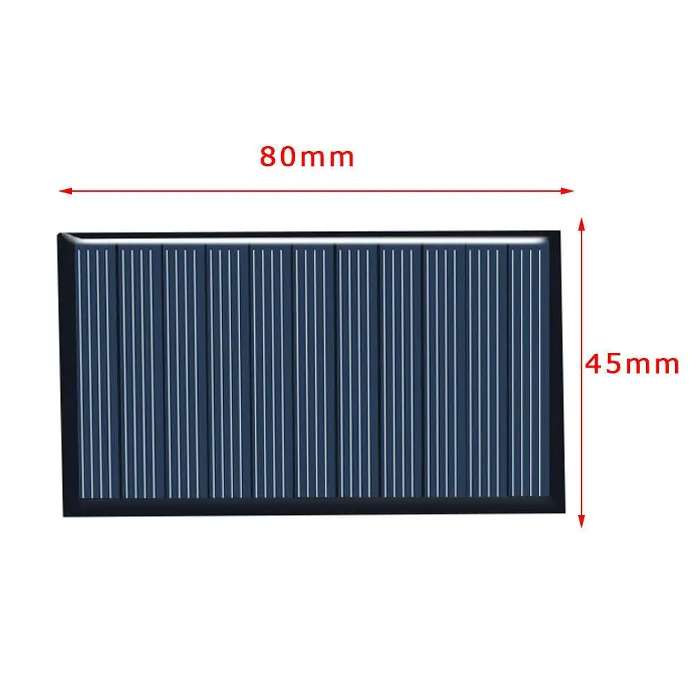 80x45mm 5V 75mA Solar Panel Tropfen Kleber Bord DIY Solar – Bild 6