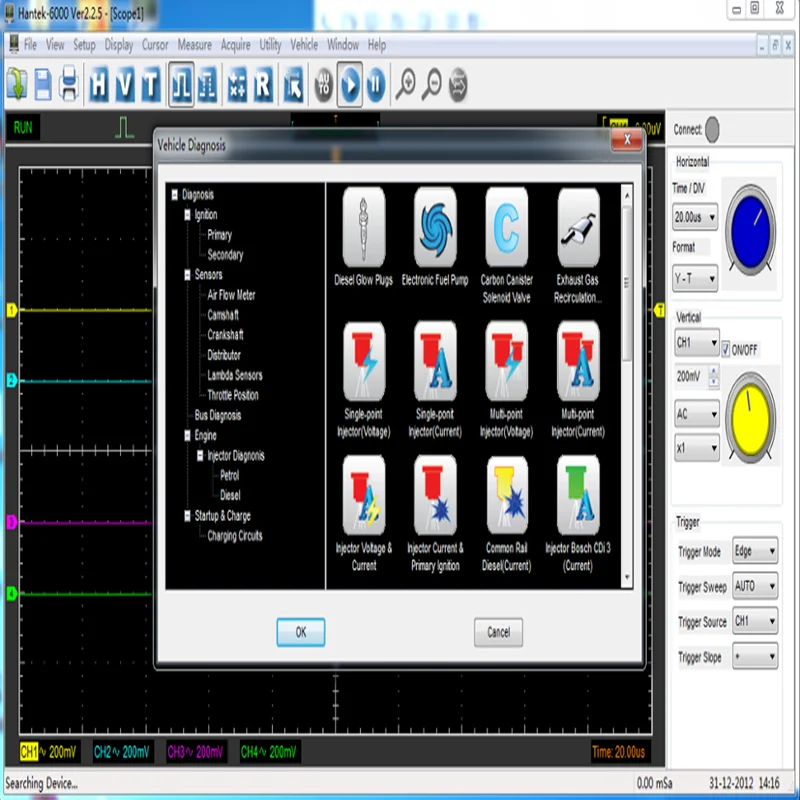 Hantek 6074BE/6254BE 4-Kanal-USB-Oszilloskop, 70/250 MHz – Bild 2