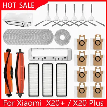 Xiaomi Roboter Vakuum X20 + / X20 Plus Teile Zubehör Hauptbürste Seitenbürste Hepa-Filter Mopp Tuch