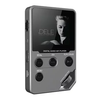 C5 8 GB verlustfreier Bluetooth-MP3-Musikplayer, Gehäuse aus Zinklegierung, Drehsteuerung, drahtlose