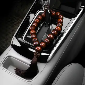 Automotive Interior Rückspiegel Dekoration Anhänger Buddha Perlen Auto Gear Trim Geschenk