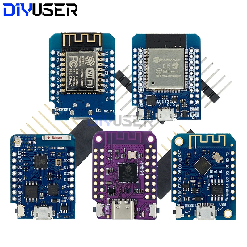 ESP32 S2 Mini / ESP8266 D1 Mini Board CH340 / ESP32-S2FN4R2 4