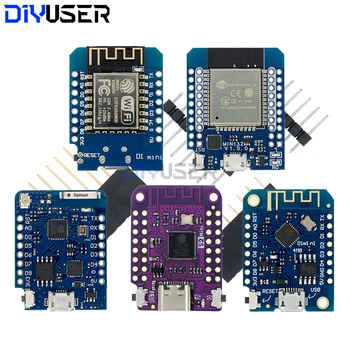 ESP32 S2 Mini / ESP8266 D1 Mini Board CH340 / ESP32-S2FN4R2 4 MB FLASH 2 MB PSRAM MicroPython für Arduino