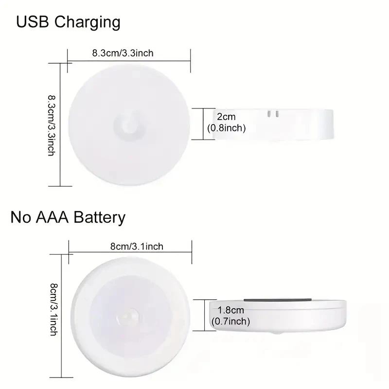 1pc Bewegungs sensor Nachtlicht-drahtlose LED-Detektor lampe – Bild 3
