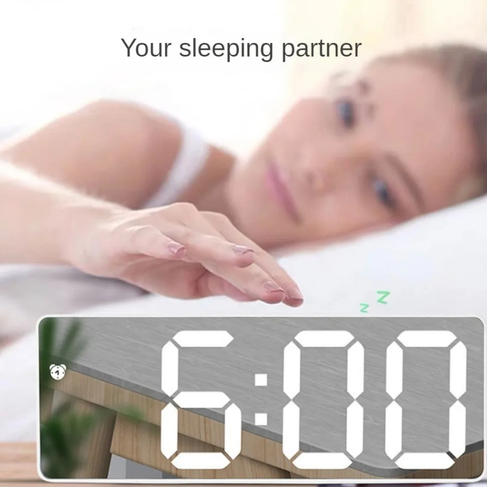 Intelligenter Wecker für den Nachttisch, LED-Digitalwecker – Bild 3